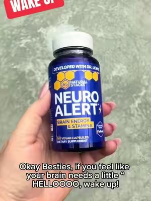 TikTok post by @itsmrsritz2you for Natural Stacks. Caption reads: @Natural Stacks #energy #stamina #alert #awake....