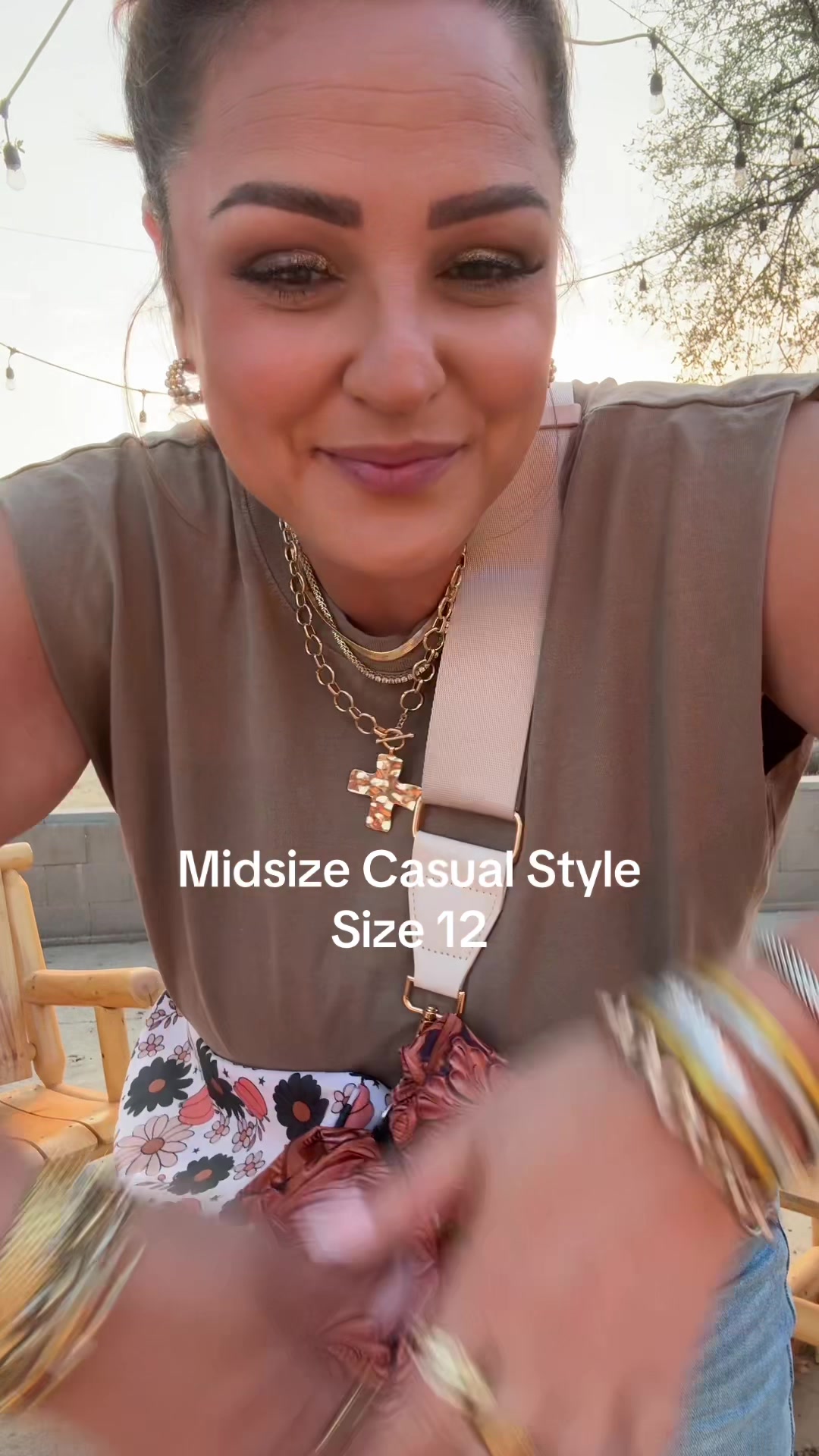 TikTok post by @_.andrea.nicole._ for Emma Lous Boutique. Caption reads: The morning fit check nobody asked for ....