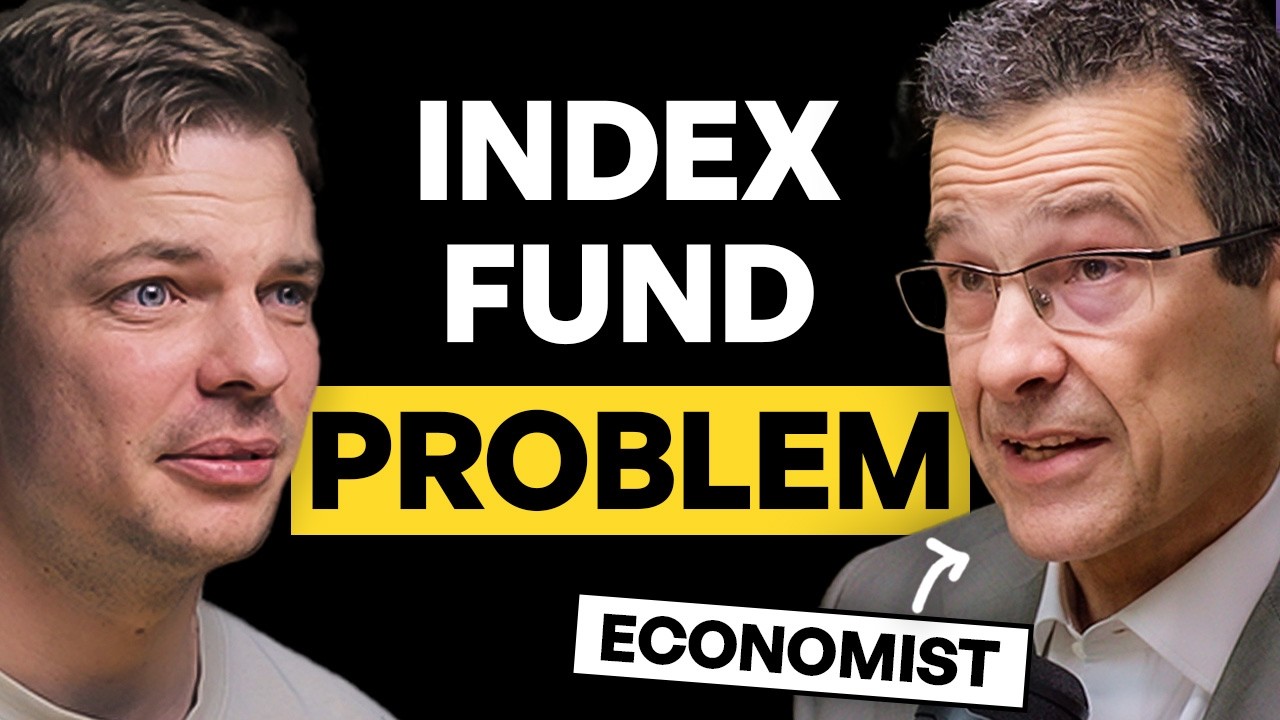 YouTube post by @MakingMoneyPodcast for Trading 212. Caption reads: Are Too Many People Passive Investing?.