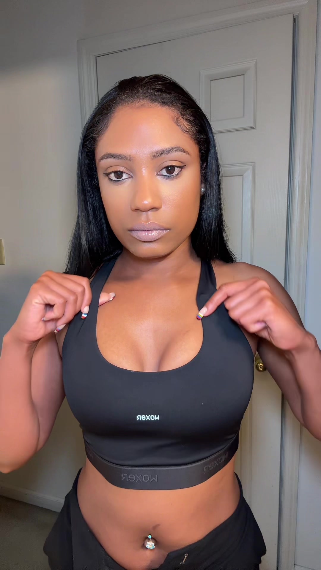 TikTok post by @ms_ziyatv for Woxer. Caption reads: [...] good sb makes all the difference 🏋🏾‍♀️....