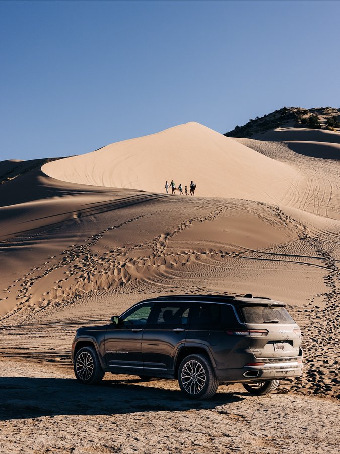 Instagram post by @thebucketlistfamily for Jeep. Caption reads: Some fun BTS to our new video with JEEP®. Comment....