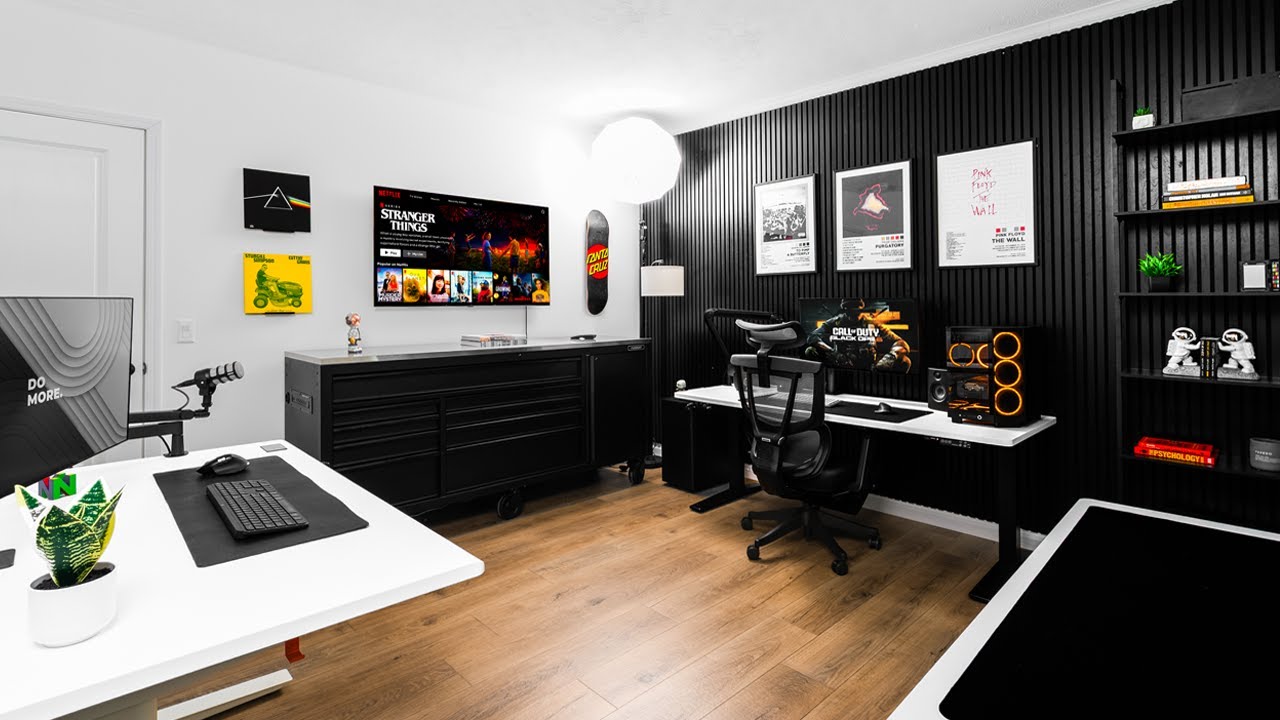 YouTube post by @willhallfilms for Autonomous. Caption reads: I Built the ULTIMATE Dream Home Office & Studio.