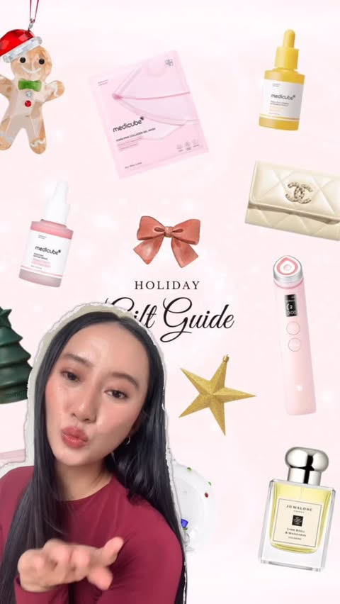 Instagram post by @uuudiitt for BEAUTY Community | UGC Creator. Caption reads: Holiday/Christmas gift ideas your girl or bestie....
