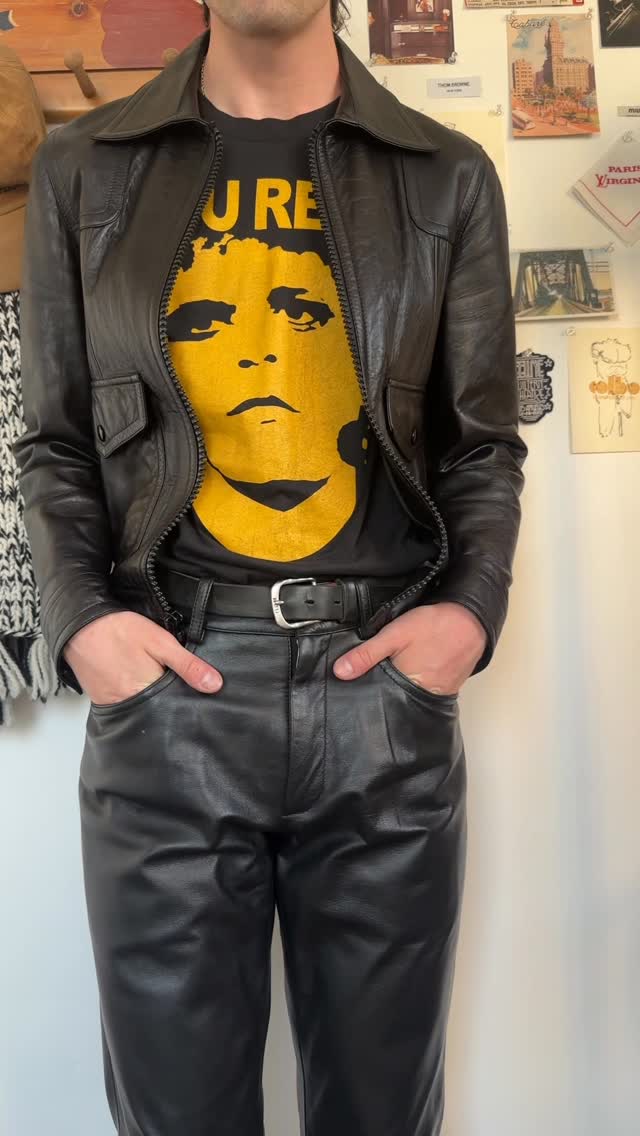 Instagram post by @tannerjacobdean for GOAT. Caption reads: Recreating iconic looks with @tannerjacobdean for....