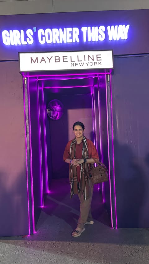 Instagram post by @zofiblogger for Maybelline New York Pakistan. Caption reads: Financially broke spiritually sponsored by....