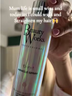 TikTok post by @micagalley for Beauty Works Professional. Caption reads: @Beauty Works used to help protect and restore my....