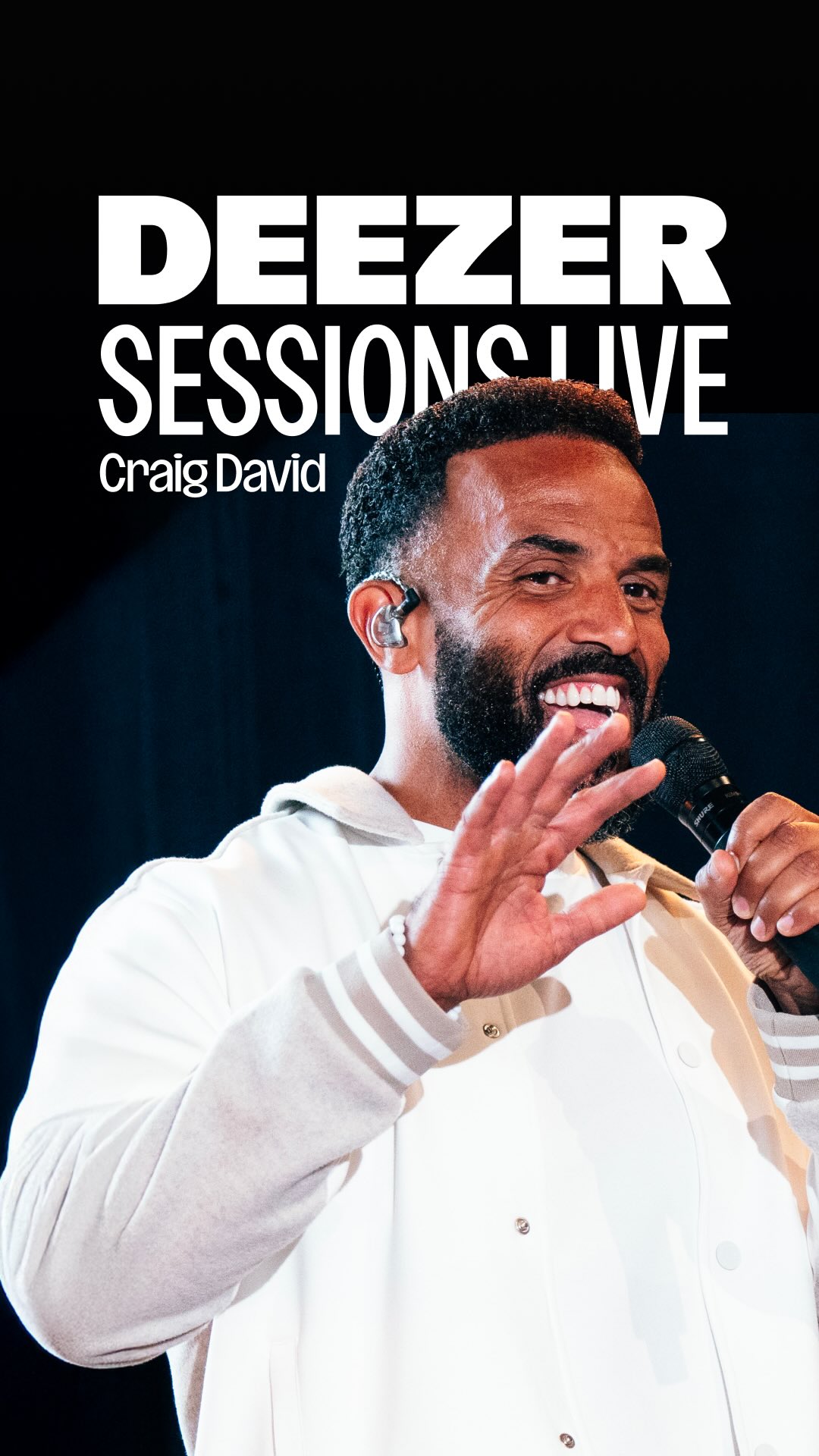 Instagram post by @craigdavid for Deezer. Caption reads: Craig David’s “Commitment” feat @merveille.music....