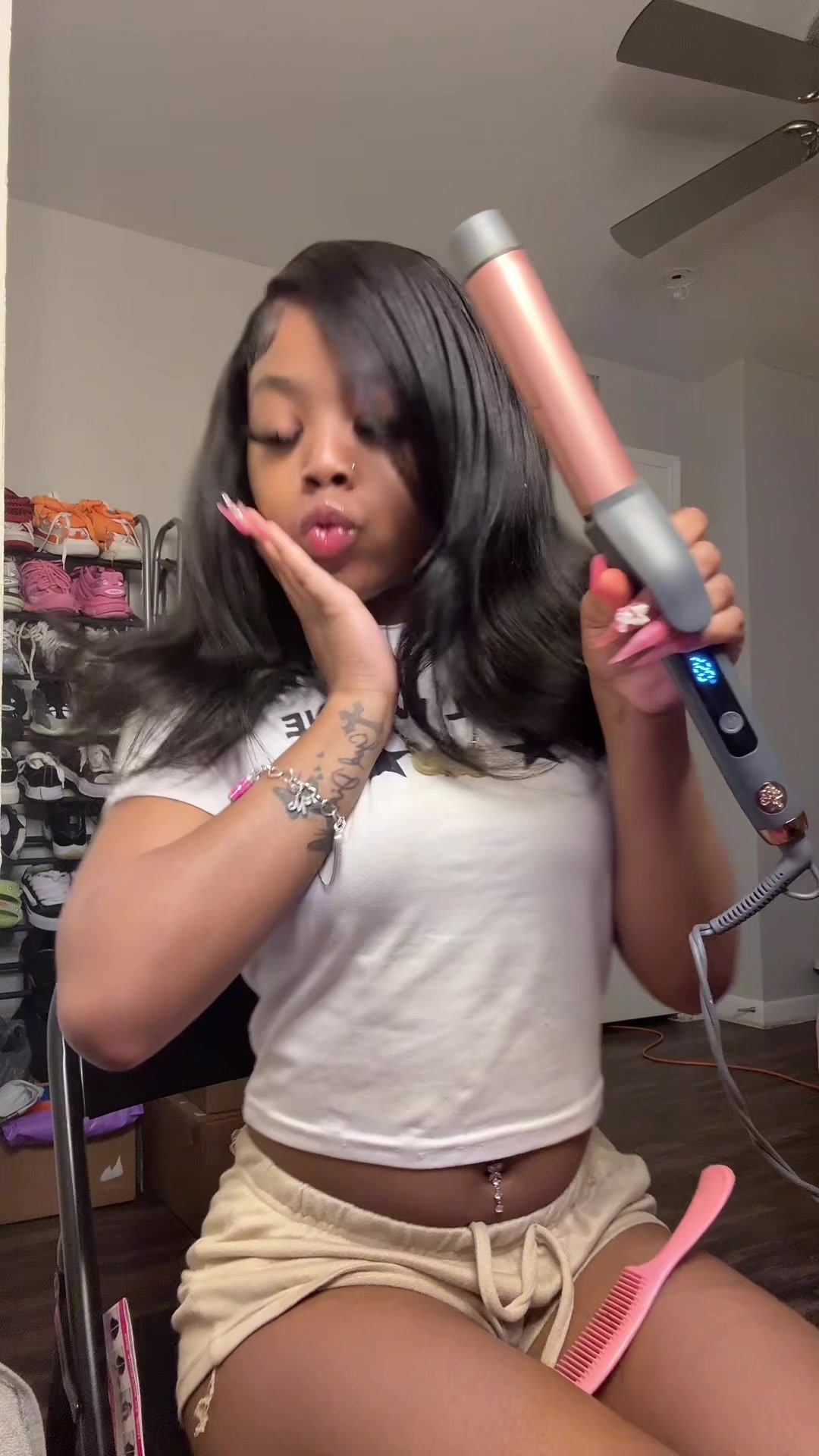 TikTok post by @luulmimi._ for Mscoco Hair. Caption reads: its giving leave out sew in 😍 SHOP @Mscoco Hair....