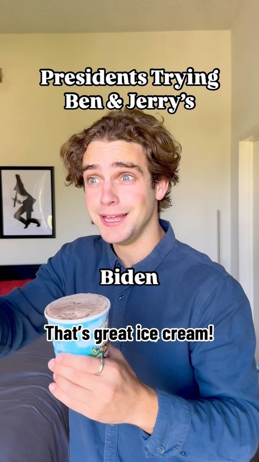 Instagram post by @ryangoldsher for Ben & Jerry's. Caption reads: #BenAndJerrysPartner
Thanks for the very....