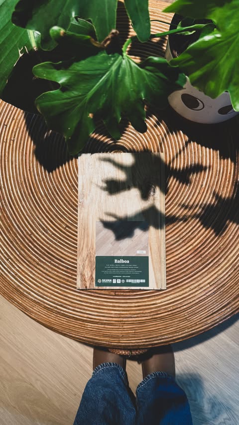 Instagram post by @therealafrohemian for Flooret. Caption reads: Still swooning over the major upgrade over at....