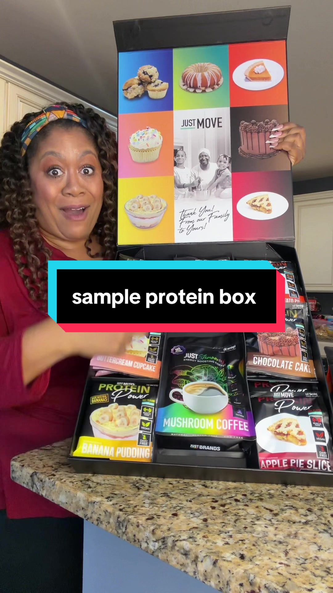 TikTok post by @plussizeandbossy for Just Move Supplements. Caption reads: [...] Do what you want with that info. @Just Move....