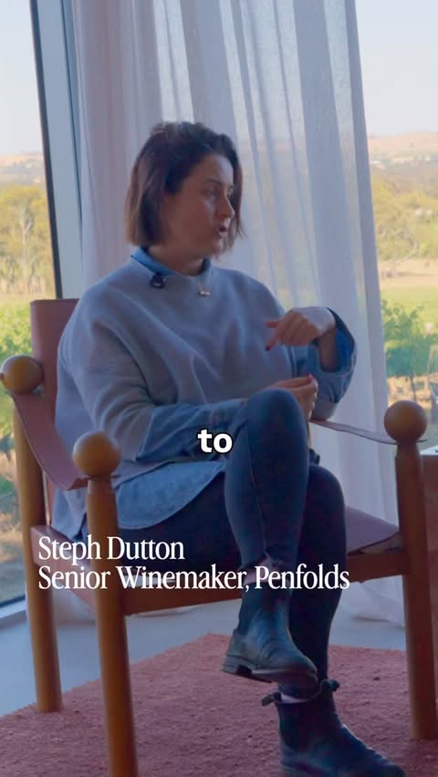 Instagram post by @mackenzielcasey for Penfolds Wines. Caption reads: Send this to someone who’s saving a bottle for a....