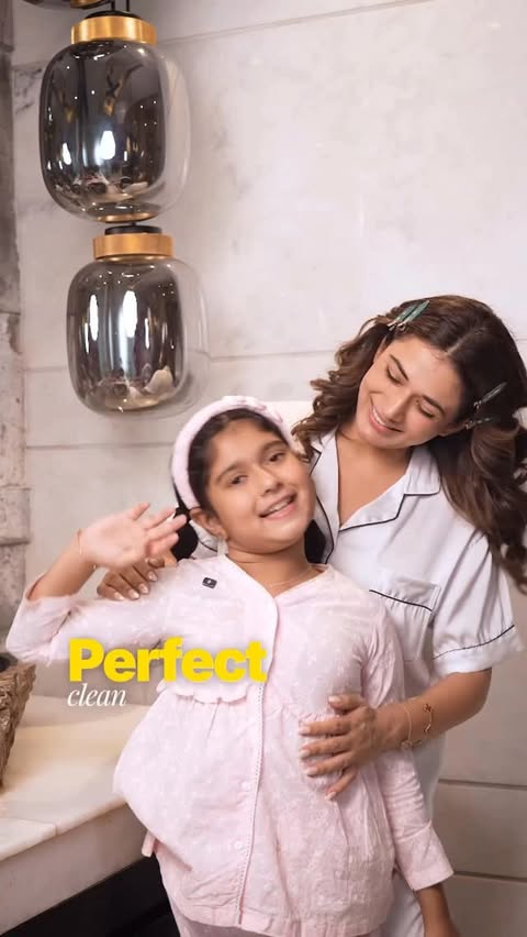 Instagram post by @ahanamehtamehrotra for Oral-B. Caption reads: [...] because her favourite character on her....