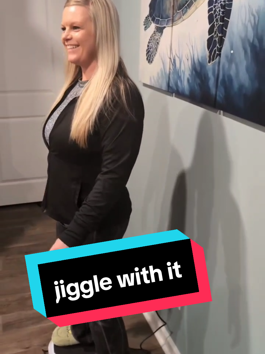 TikTok post by @amandagonzalez6281 for Lifepro Fitness. Caption reads: Waver Mini Vibration Plate. Personalized Fitness....