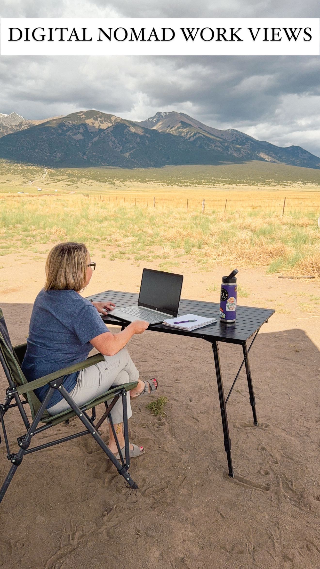 Instagram post by @gills_on_wheels for Portal Outdoors. Caption reads: Who agrees!! 🙋‍♀️I worked in a cubicle for almost....