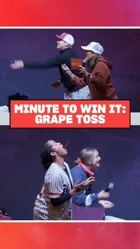 Instagram post by @welcometothepartyshow for Ally. Caption reads: [...] grape toss battle.

Presented by @ally.