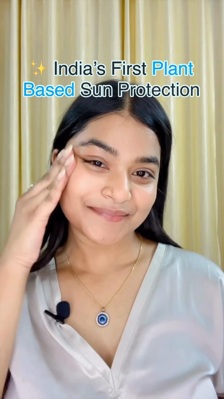 Instagram post by @supriyavverma for Blue Nectar. Caption reads: #ad 
Indian’s First Plant based Sun....