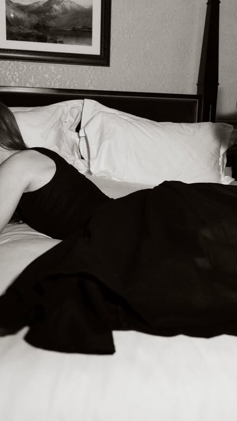 Instagram post by @madie for Rebecca Vallance. Caption reads: [...] #f1 #appletvpartner

Wearing....