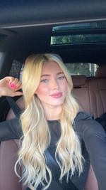 Instagram post by @ryleearnold1 for ALMAY. Caption reads: GRWM and catch up before rehearsal! Using @almay....