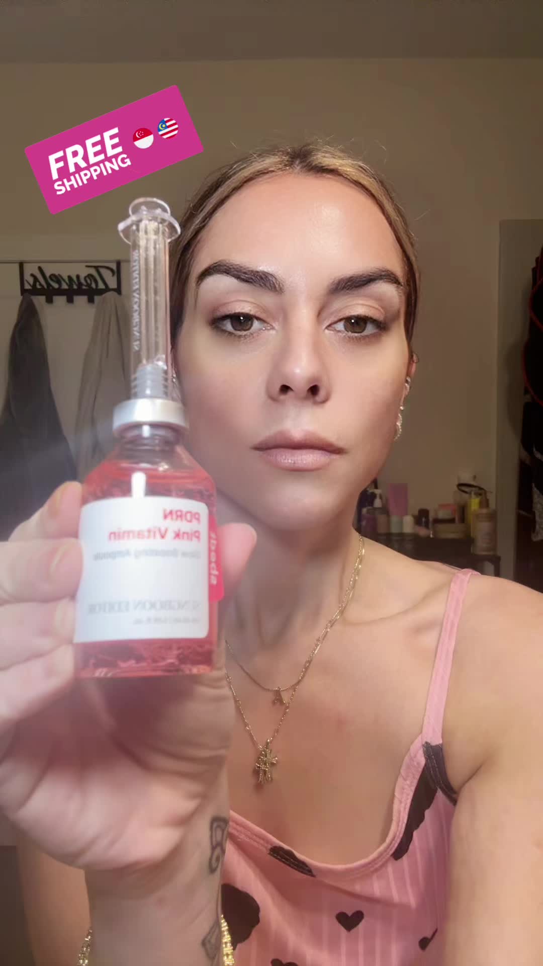 TikTok post by an influencer for SUNGBOON EDITOR. Caption reads: [...] free three day shipping!@SUNGBOON EDITOR....