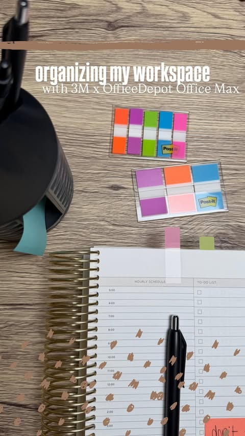 Instagram post by @lifebyallisonblog for Office Depot. Caption reads: [...] flow. I picked everything up from Office....