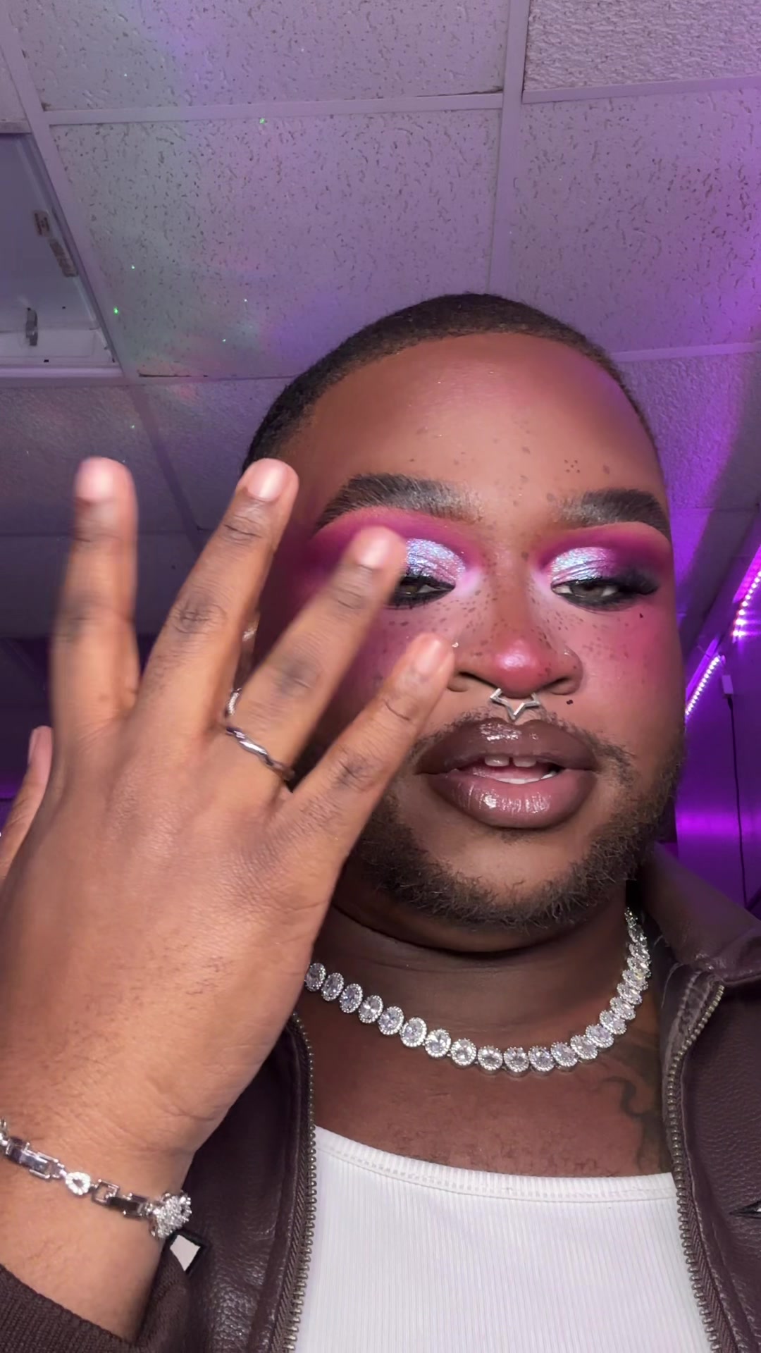 TikTok post by @poorlildarkbxyy for STUDIOCULT. Caption reads: @Studiocult yeah this squiggle ring is mad [...].