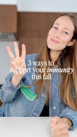 Instagram post by @ariannejones for Seed. Caption reads: 3 tips for supporting your immunity this....