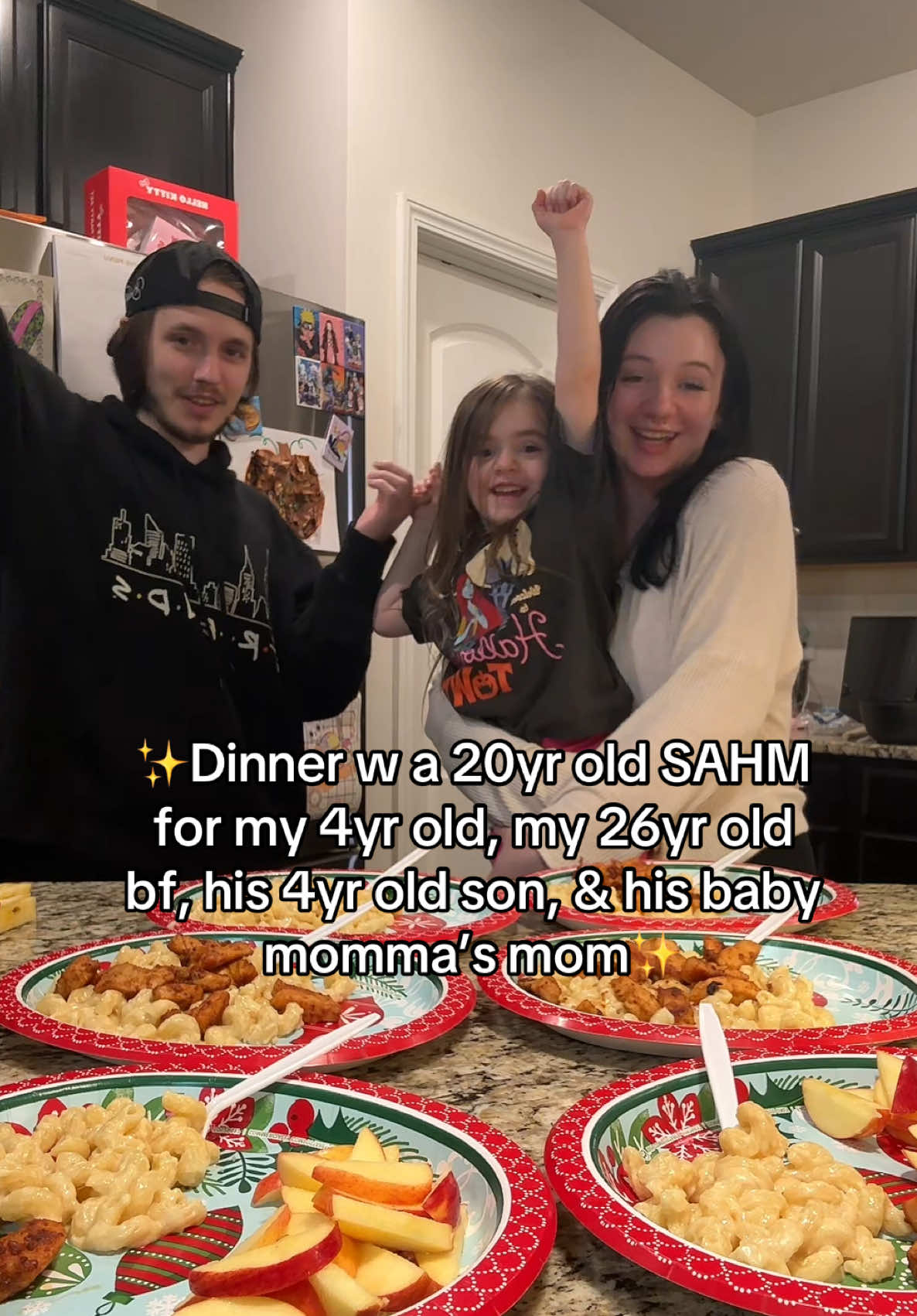 TikTok post by @_mariclaremaclamroc_ for Join Amble. Caption reads: Dinner for a full house tonight 🫶🍽️ 20yo SAHM....