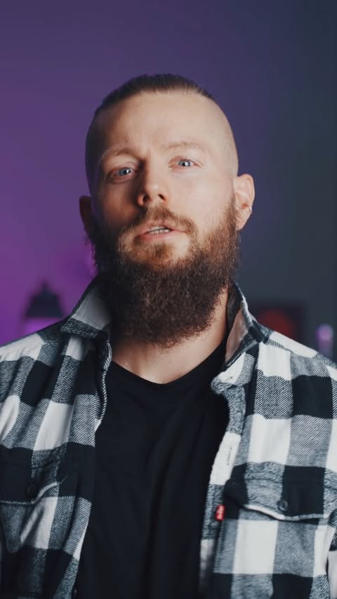 Instagram post by @espenhatleskogofficial for The Beard Struggle. Caption reads: New year means new beard! 🫡 44% off the best all....