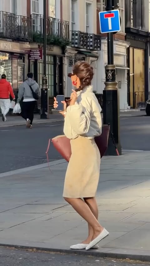 Instagram post by @zeynotaylan for POLÈNE. Caption reads: London moments in motion with @polene_paris....