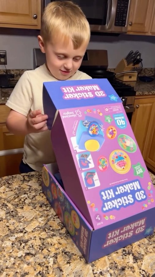 Instagram post by @audge_podgery for Educational Insights. Caption reads: This 3D Sticker Maker Kit from....