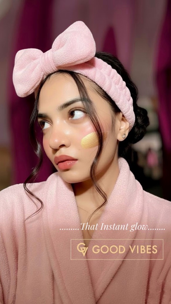 Instagram post by @bengali_belle for Purplle. Caption reads: #AD #GlowWithGoodVibes.
No time for a facial? No....