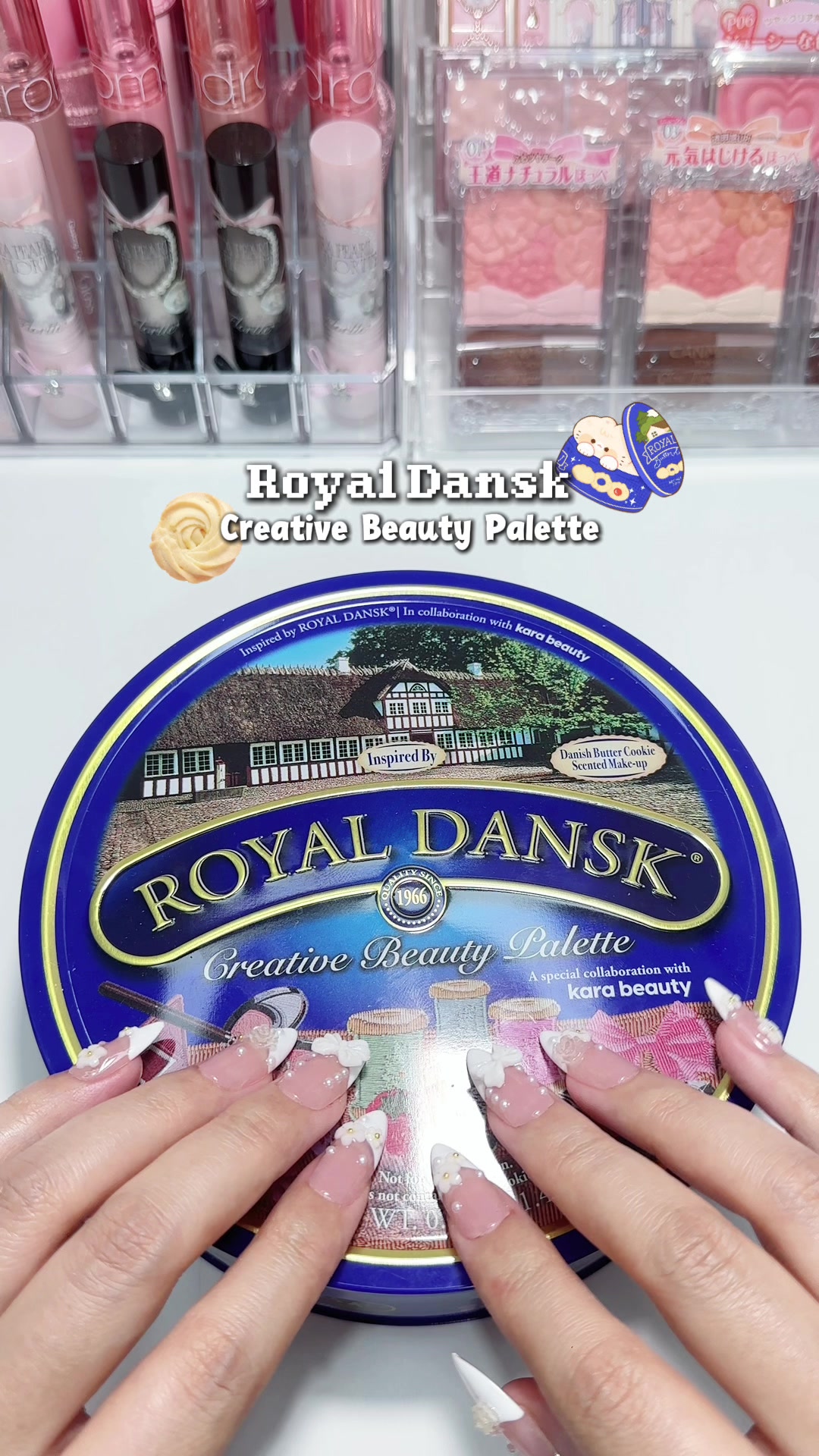 TikTok post by @matcha27000 for Kara Beauty. Caption reads: [...] @YesStyleInfluencers @royaldanskus @Kara....