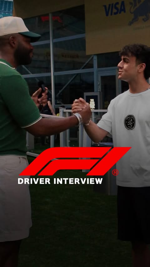 Instagram post by @devanondeck for FORMULA 1. Caption reads: #f1Partner Got to chat with @arvid.lindblad Friday....