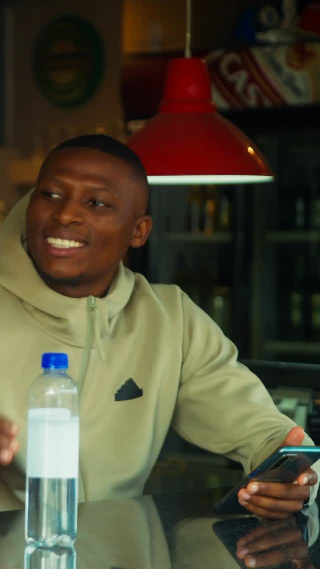 Instagram post by @thabiso_monyane for Opera. Caption reads: Ask Aria, get it instantly. That’s how I stay....