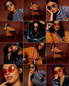 Instagram post by @lizasoberano for Sunnies Studios. Caption reads: [...] for me 💕💕💕 love these pics from....
