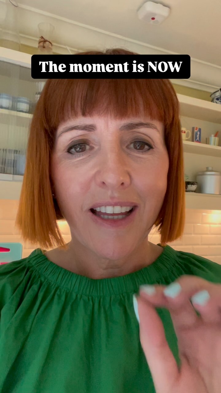 Instagram post by @callybeatoncomedian for Audible. Caption reads: Join me (and Jeff) for the big Namaste unboxing 🤩....