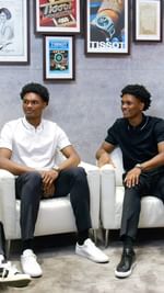 Instagram post by @amen.thompson for Tissot USA. Caption reads: We spoke with @Tissot.US about life leading up to....