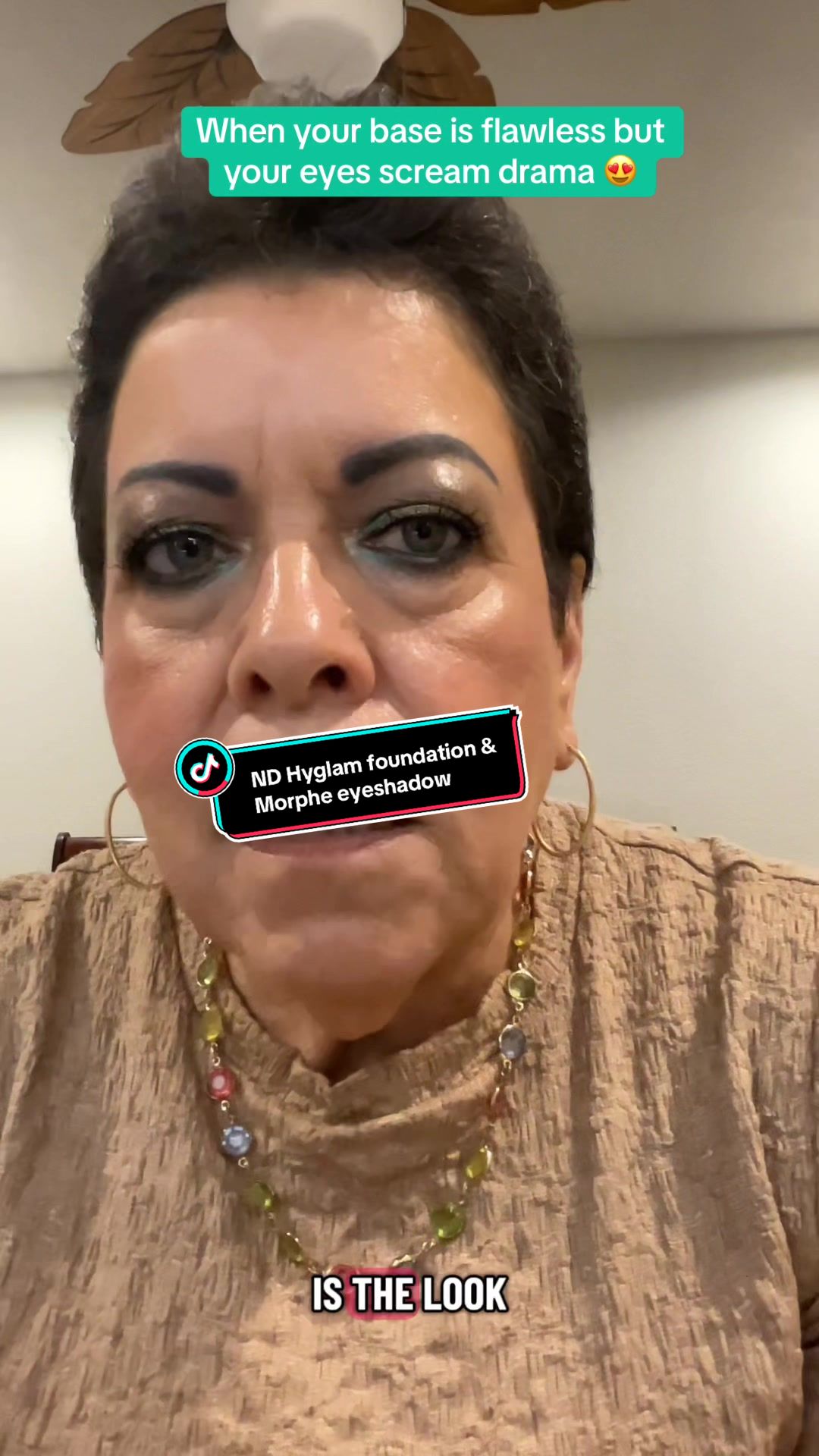 TikTok post by @iluv2eety for DIBS Beauty. Caption reads: [...] Hills @Morphe Cosmetics @DIBSBEAUTY @ONE....