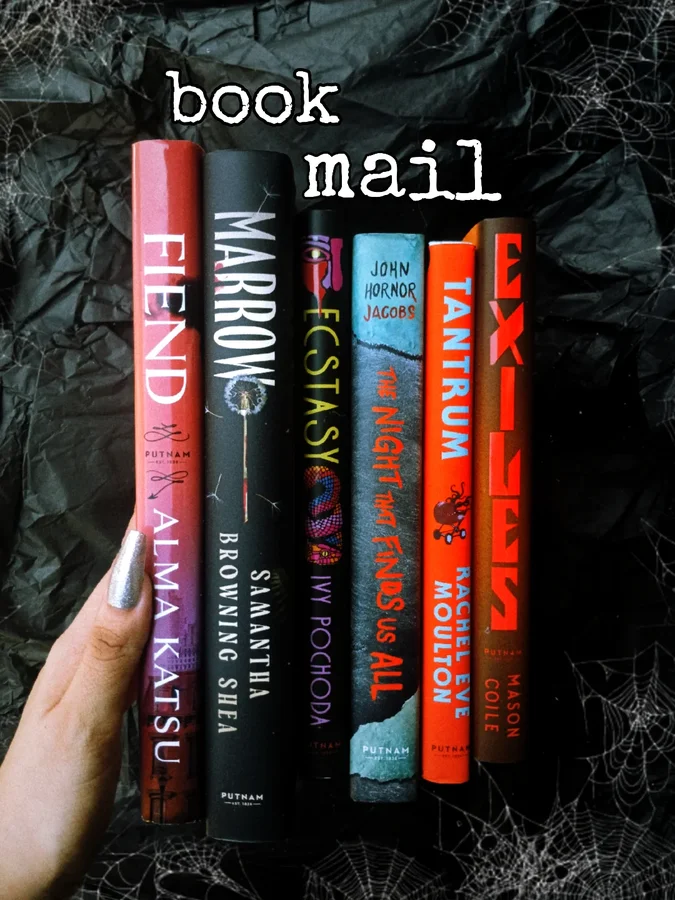 Instagram post by @chibichapters for Putnam Books. Caption reads: *｡･ Bookmail ･｡*

Thank you so much @putnambooks....