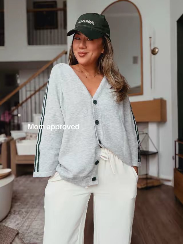 TikTok post by @alexandraryoo for Imilybela. Caption reads: [...] #tiktokshopstockup #imilybela #ootd....