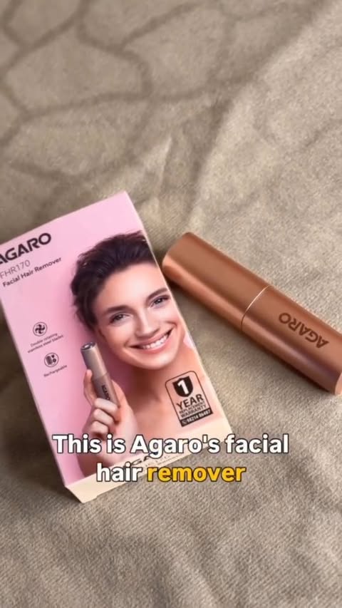 Instagram post by @staysassyalways for AGARO Lifestyle. Caption reads: [...] without the salon hassle ✨ #Agaro....