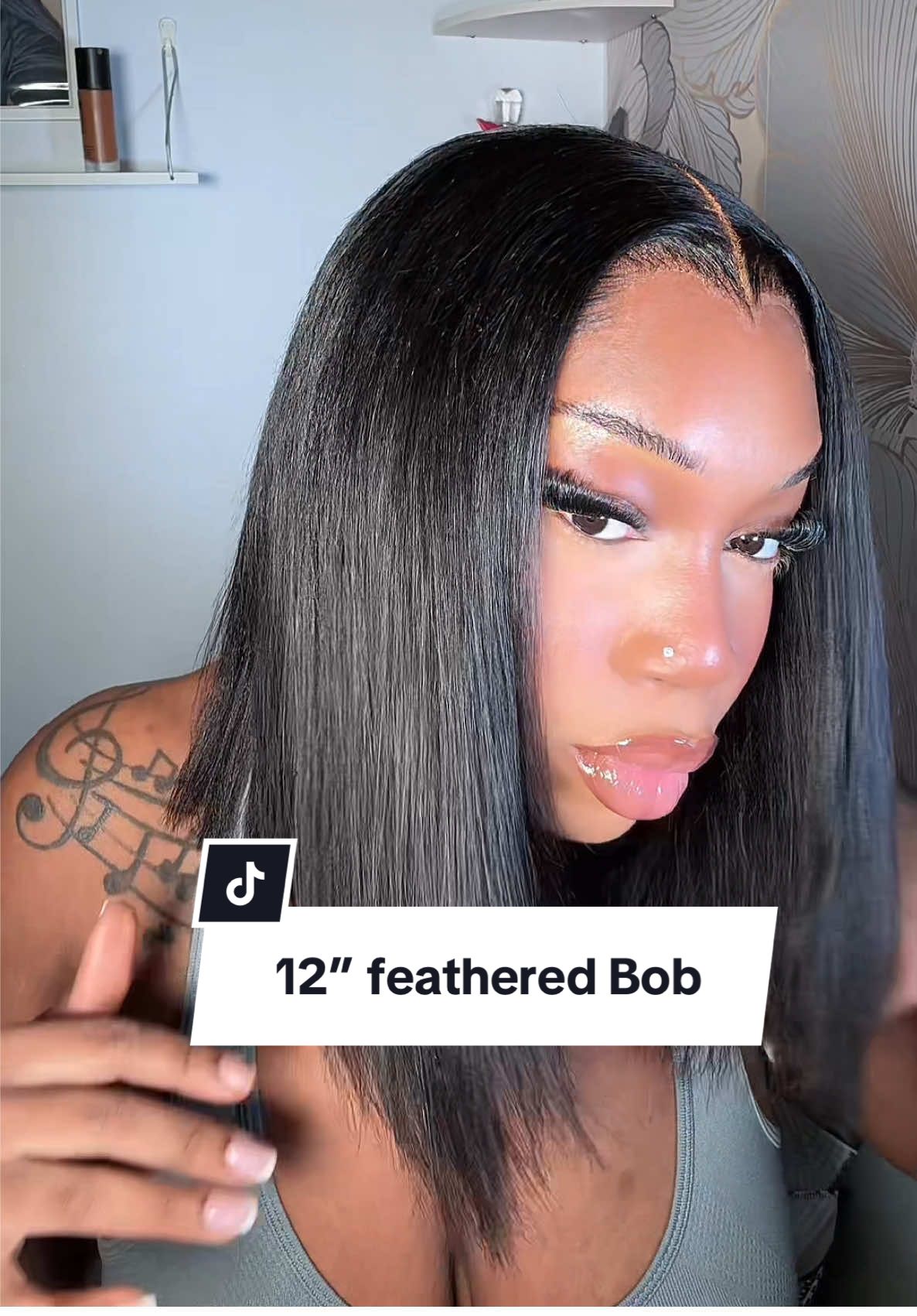 TikTok post by @1riishaaa for Wavymy Hair. Caption reads: Love this so much😍. @Wavymyhair Store @Wavymy....