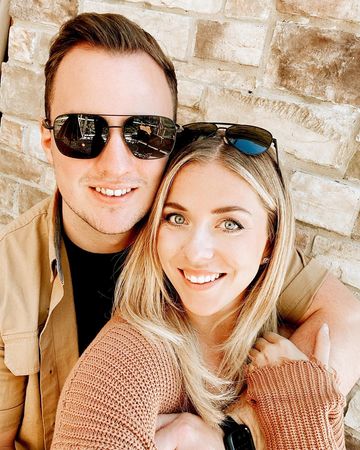 Instagram post by @memyselfandjulia for MarsQuest. Caption reads: His & Hers @marsquest shades 🕶 Geoff and I love....