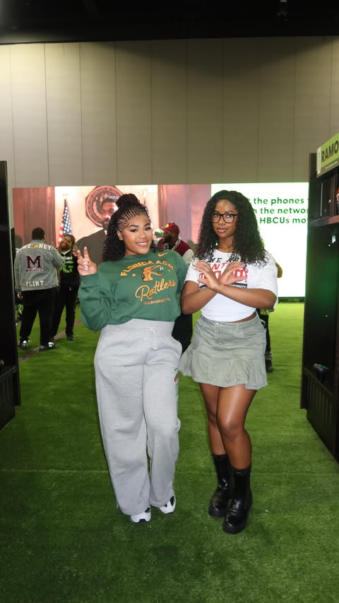 Instagram post by @kristienzedai for Cricket Wireless. Caption reads: [...] a CAU senior, are teaming up with....