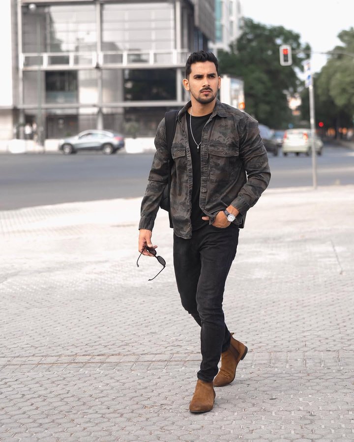 Instagram post by @magno_scavo for Men's Fashion & Style. Caption reads: To be the best you must believe in you when nobody....