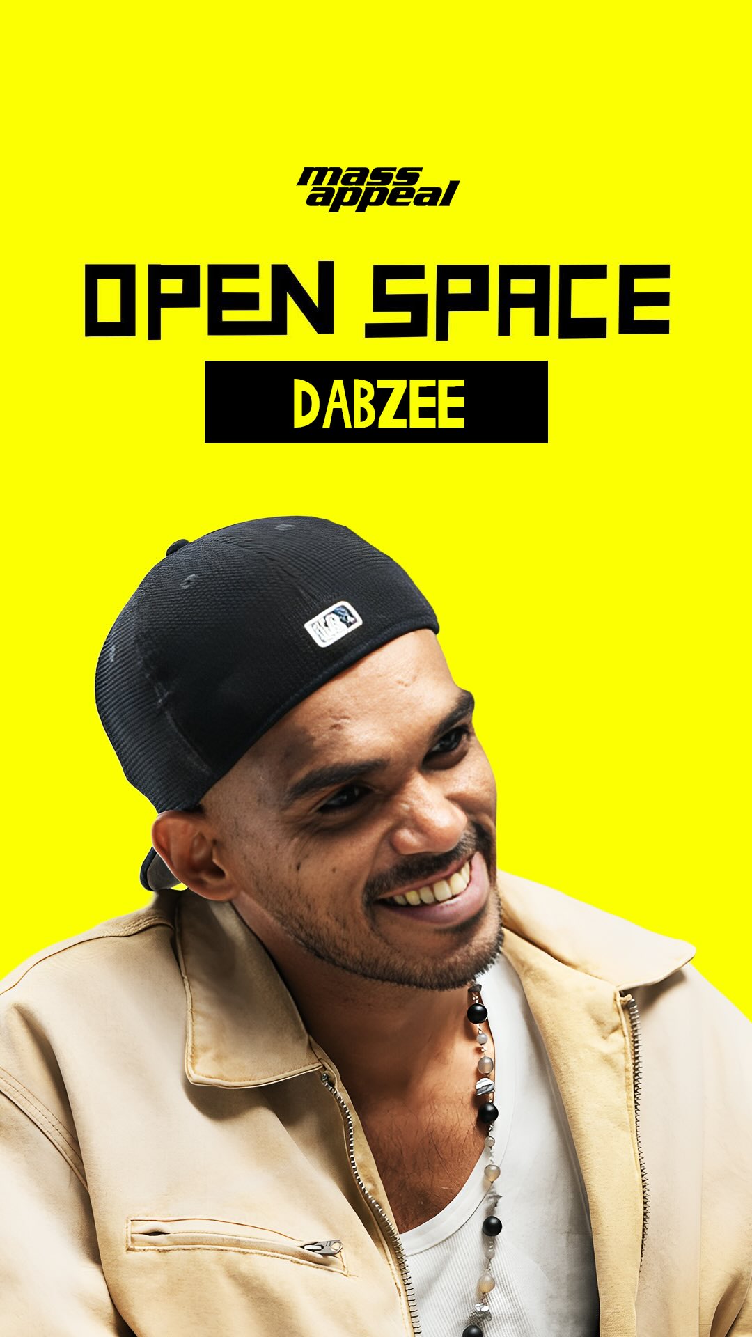 Instagram post by @dabztories for Mass Appeal. Caption reads: [...] the first rapper to partner with Mass....