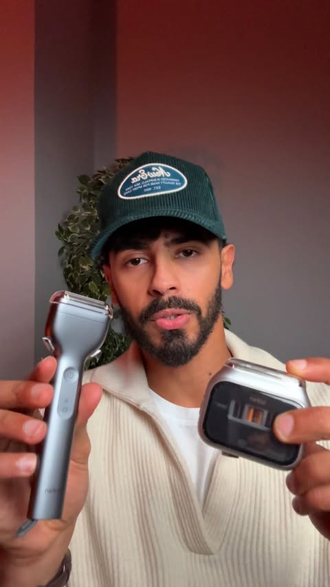 Instagram post by @omer.elsarrag for Laifentech. Caption reads: When it comes to shaving it’s all in the details,....