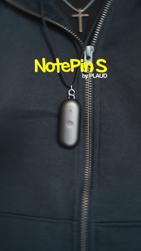 Instagram post by @bydduong for PLAUD. Caption reads: AD | The NotePin S from PLAUD has saved me so many....