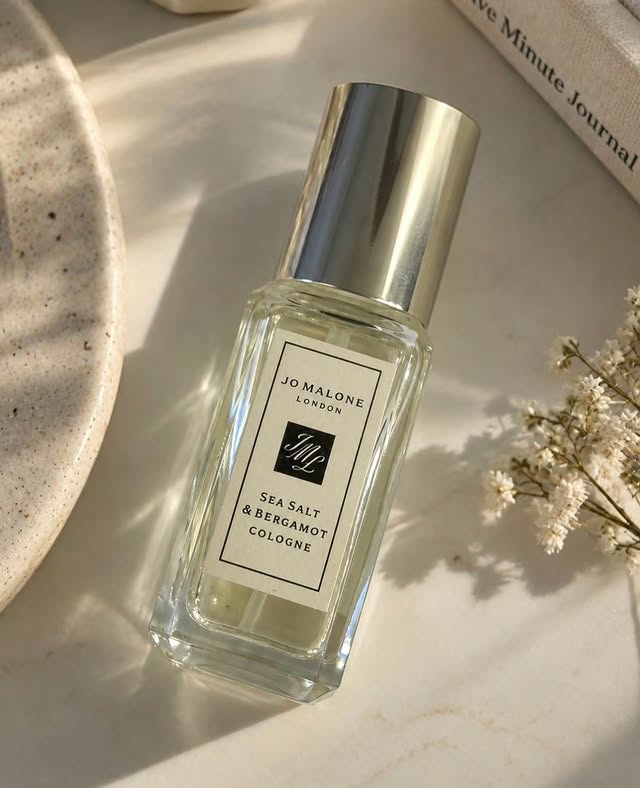 Instagram post by @motifsbyamal for TOPBOX. Caption reads: [...] with the sea salt. 🤍 @jomalonelondon....